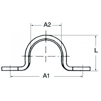  Forged eye bridges with central rib 