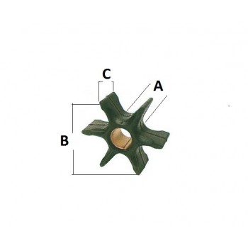 Impeller for outboard engines TOHATSU 