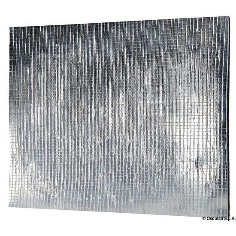Thin self-adhesive sound-insulating panel