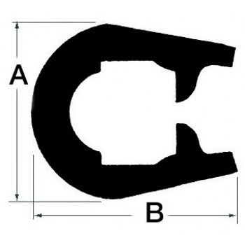 Parabordo per scafi con giunzione a labbro 