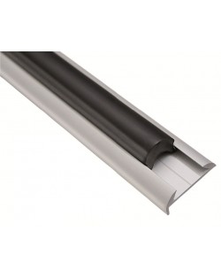 Anodized aluminium profile 38x9 mm