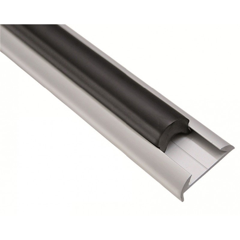 Anodized aluminium profile 38x9 mm