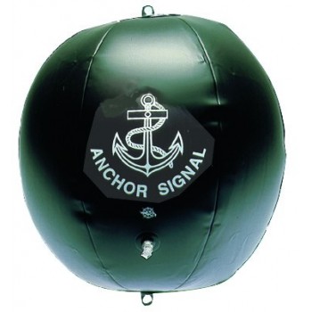 Black inflatable ball