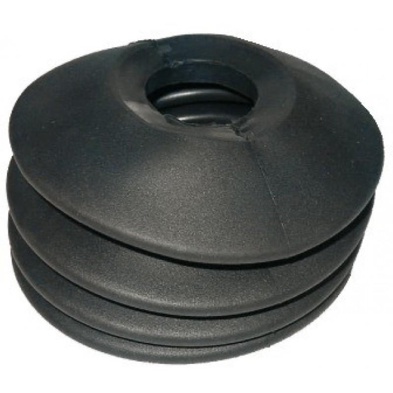 Rubber bellows for hauling hook
