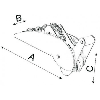 Musone a ribalta pesante Classic - 400 mm