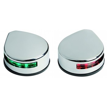 Fanali di via EVOLED in acciaio inox 112,5° sinistro + 112,5° destro