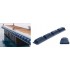 Wharf protection made of solid injection moulded soft EVA
