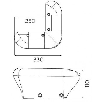 Protezione per pontili/banchine BEND FENDER