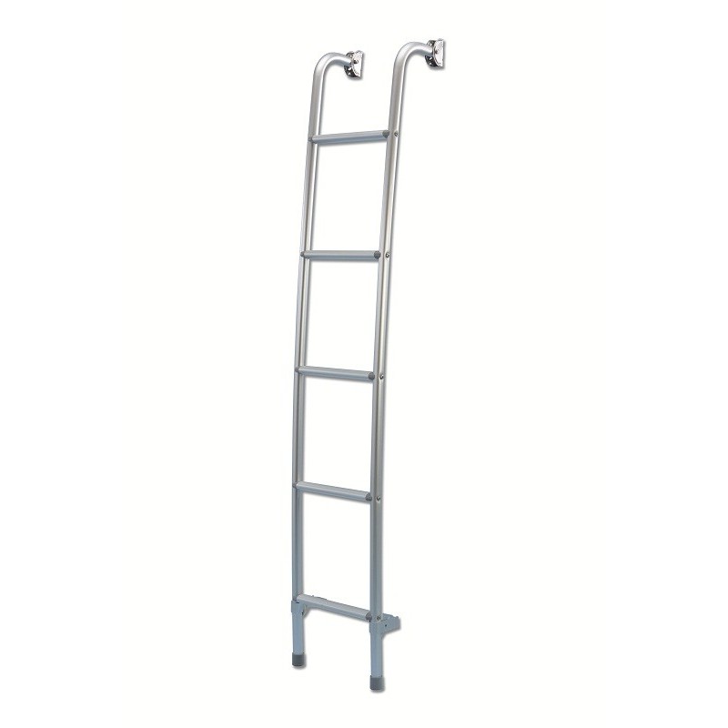 Fixed aluminium ladder 5 or 6 steps
