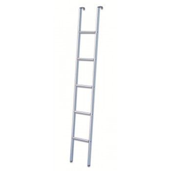 Bunk bed ladder made of anodised aluminium