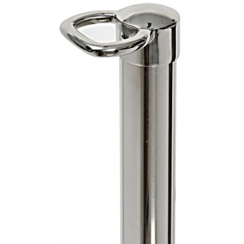 Asta per traino sci nautico in acciaio inox