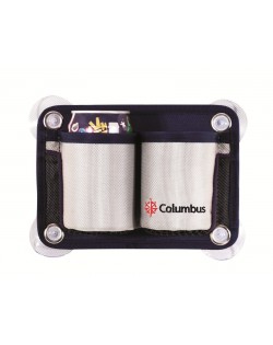 Tasca portabicchieri/portalattine bi-posto COLUMBUS