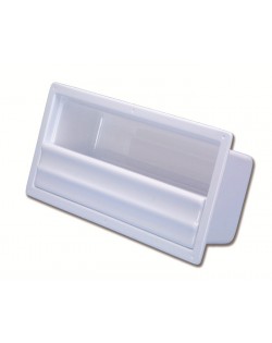 Tasca laterale porta-oggetti in ABS bianco 