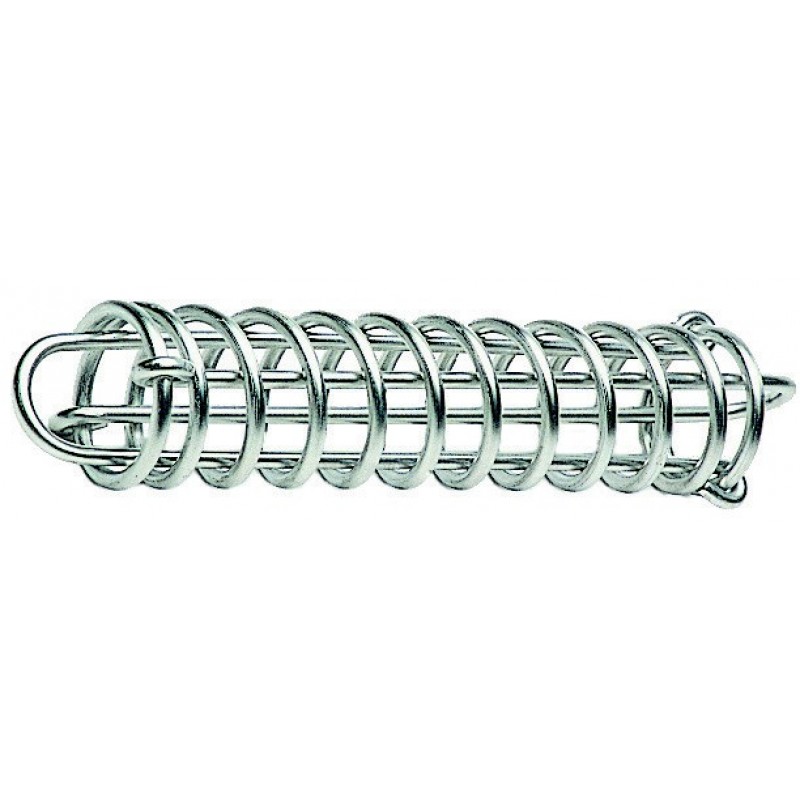 Spring mooring 275 mm polished stainless steel