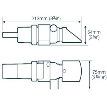 Pompa di sentina automatica ad immersione Whale Supersub Smart - 12V