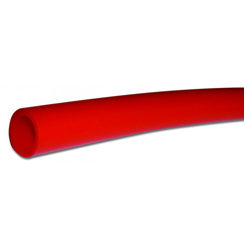 Red and blue pipe for hot and cold water