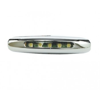 Luce di cortesia LED cromata, 12V