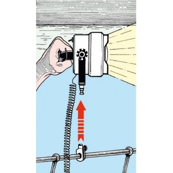Base per fissaggio al pulpito per fari di profondità