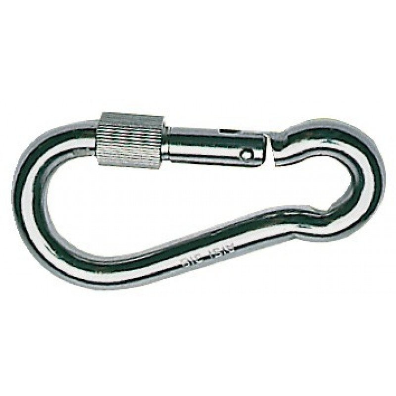 Snap-hooks with safety spring sleeve