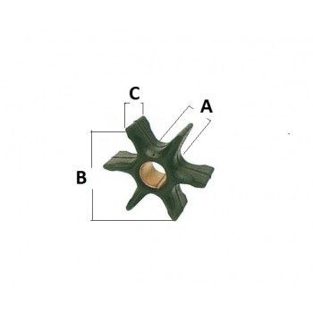 Impeller for outboard engines Honda 