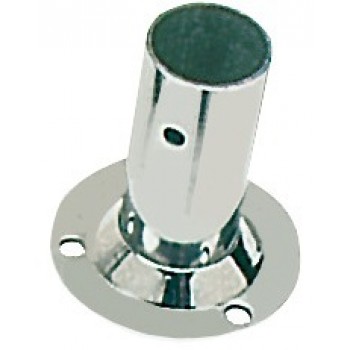 Basetta tonda per tubi  Ø mm 25