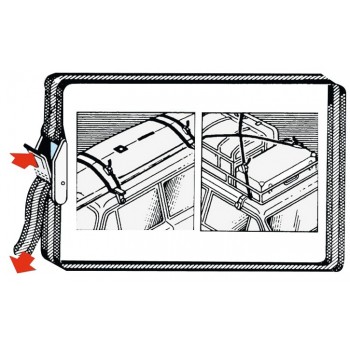 Cinghia in poliestere colorato con fibbia