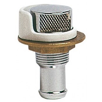 Sfiato carburante in ottone cromato