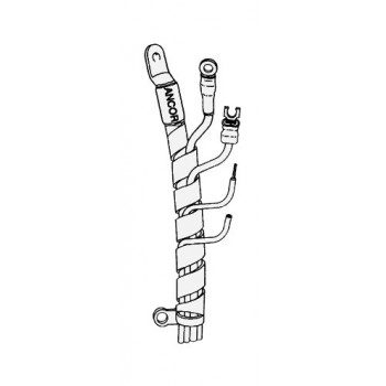 Spirale in polietilene bianco per cablaggi