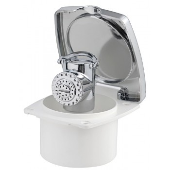 Box doccia NEW EDGE con doccia Mizar - Sportello CROMATO