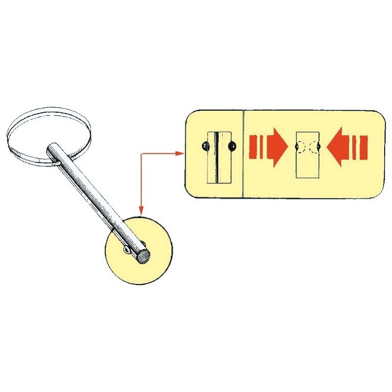 Stainless steel self-locking pins