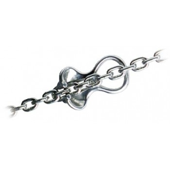 Dispositivo di ormeggio e ritenuta catena ancora 