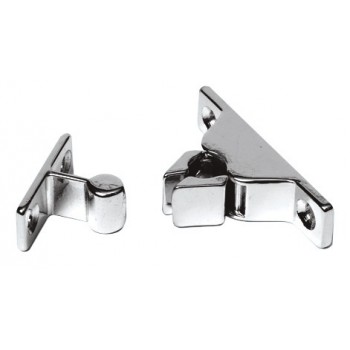 Nottolino a scatto in ottone cromato