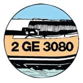 Self-adhesive letters, height 8 cm 