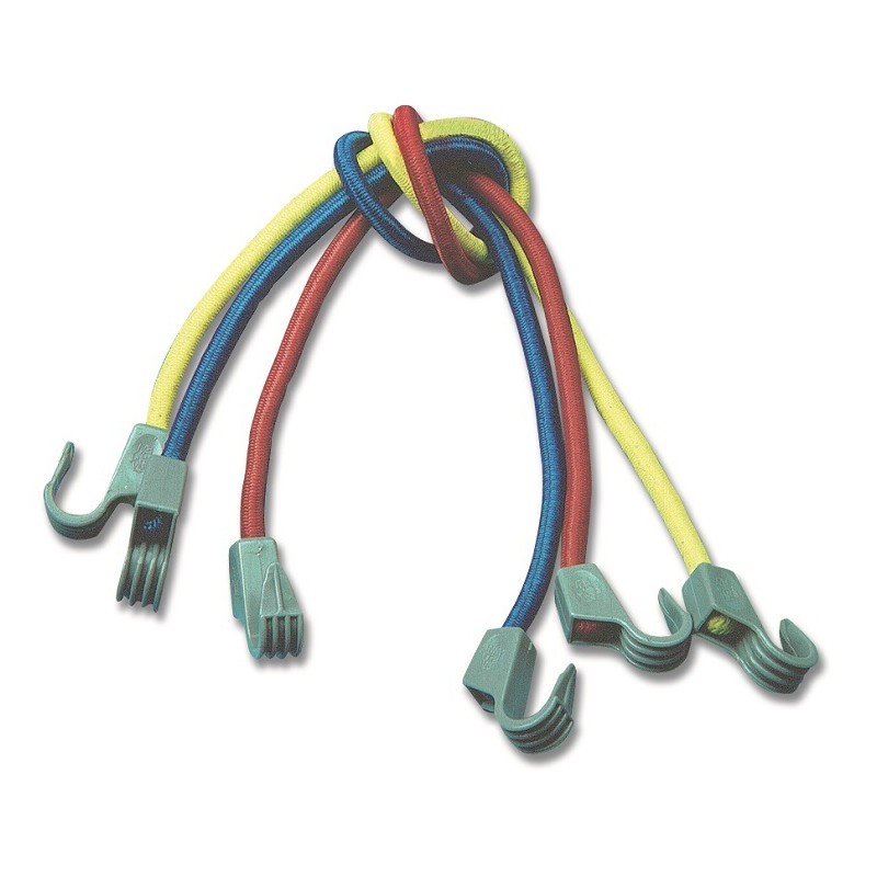 Corde elastiche milleusi con ganci in nylon