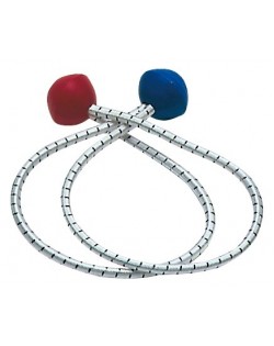 Serravele con palline bicolore in plastica - 4 pz