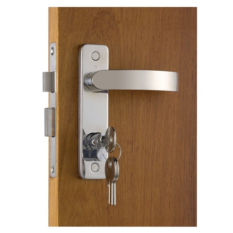 Yale external lock, internal block