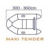 Telo copri gommone 300/360 cm MAXI TENDER